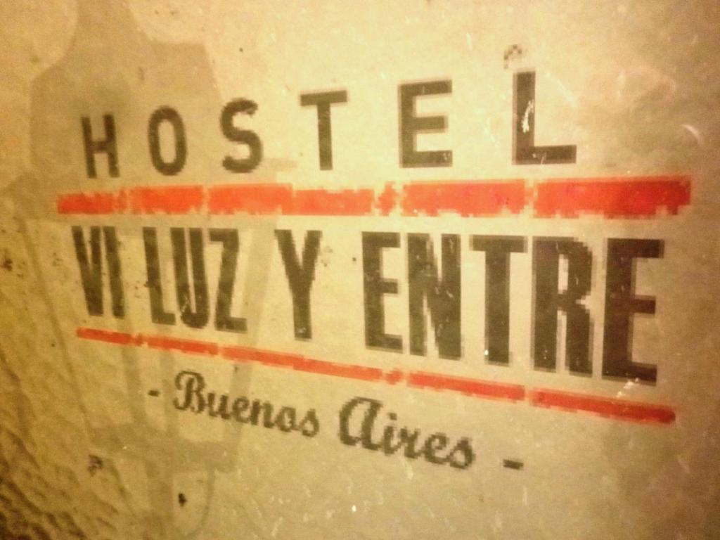 VI Luz Y Entre Hostel Ciudad Autónoma de Ciudad Autónoma de Buenos Aires Exterior foto